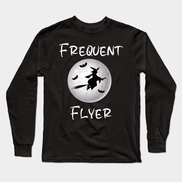 Halloween Frequent Flyer Long Sleeve T-Shirt by The Studio Style